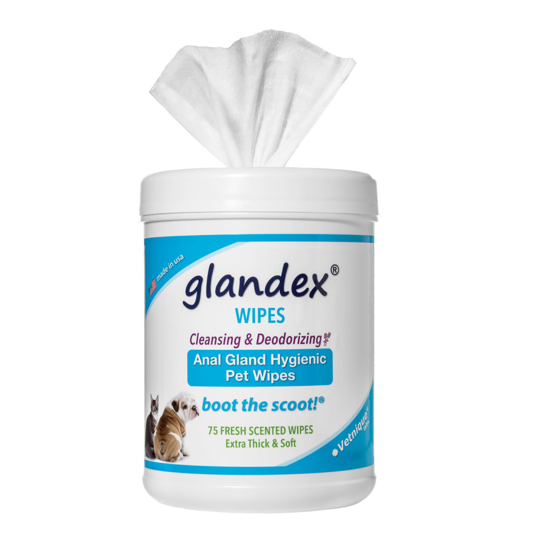 Lingettes anales pour animaux Glandex
