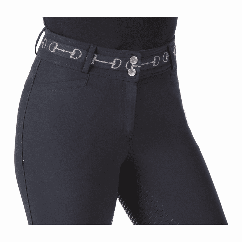 HKM Monaco Style Silicone Full Seat Riding Breeches