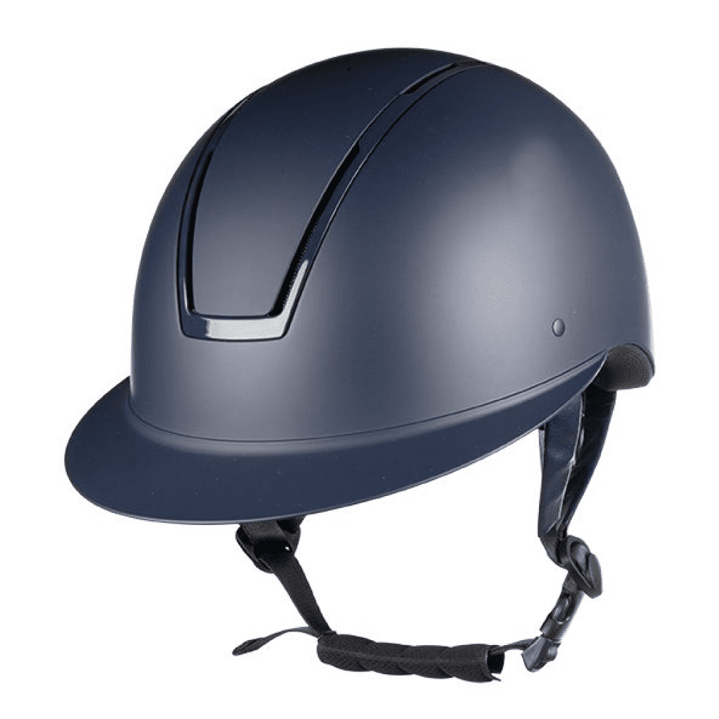 HKM Lady Shield Riding Helmet #colour_deep-blue-shiny-deep-blue