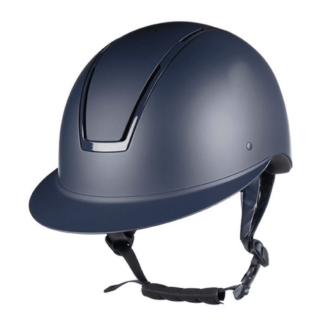 HKM Lady Shield Riding Helmet #colour_deep-blue-shiny-deep-blue