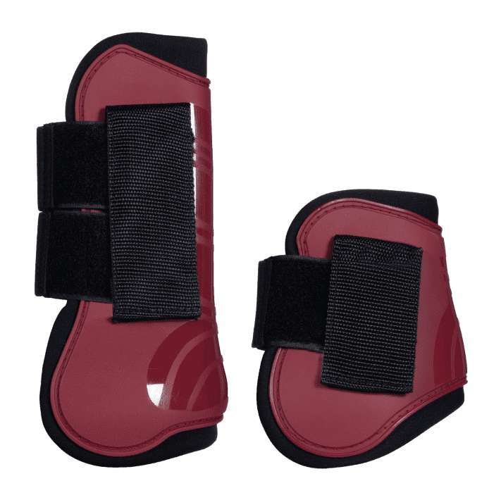 HKM Genua Protection And Fetlock Boots #colour_wine-red