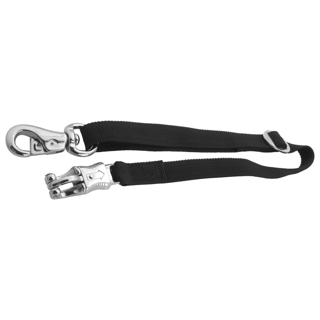 Imperial Riding Nylon Adjustable Trailer Line #colour_black