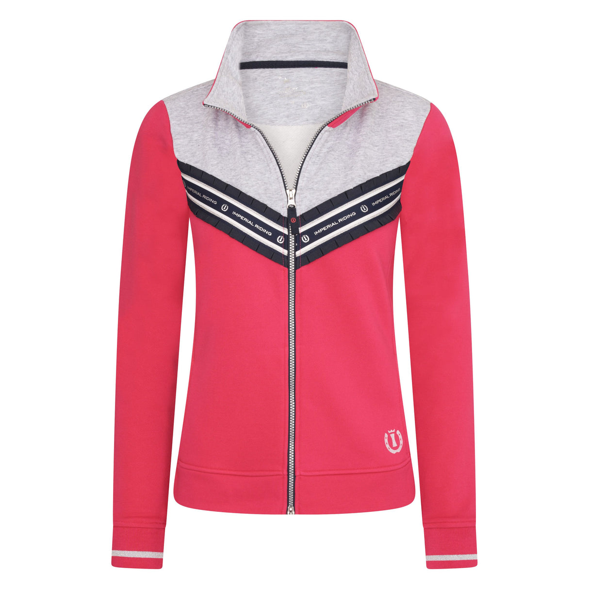 Imperial Riding Lovely Sweat Cardigan #colour_bright-rose