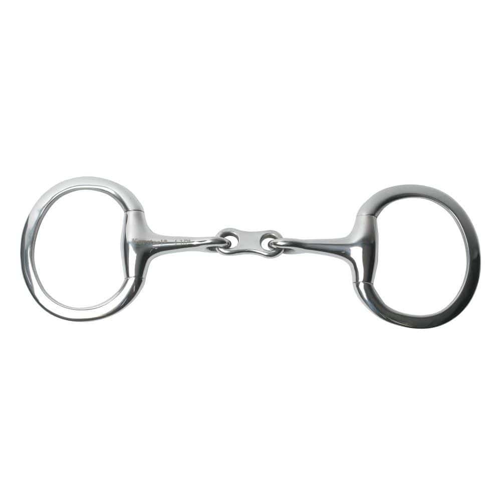 Mors à filet à maillons français Korsteel en acier inoxydable