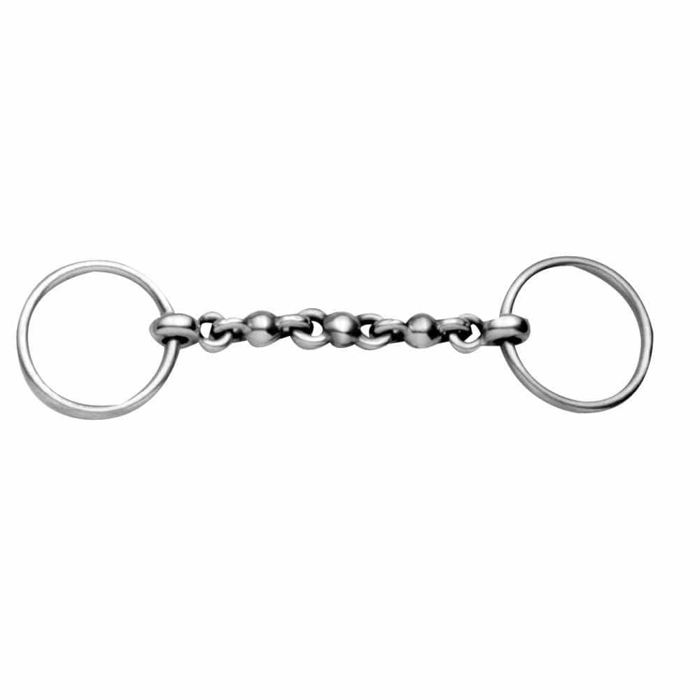 Korsteel Waterford Bradoon Trense aus Edelstahl mit losem Ring