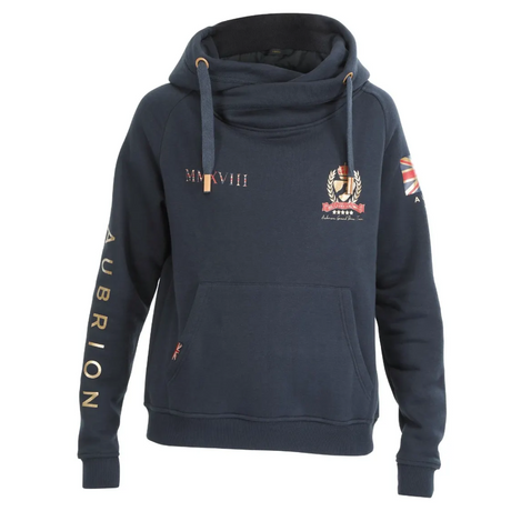 Shires Aubrion Team Girls Hoodie #colour_navy