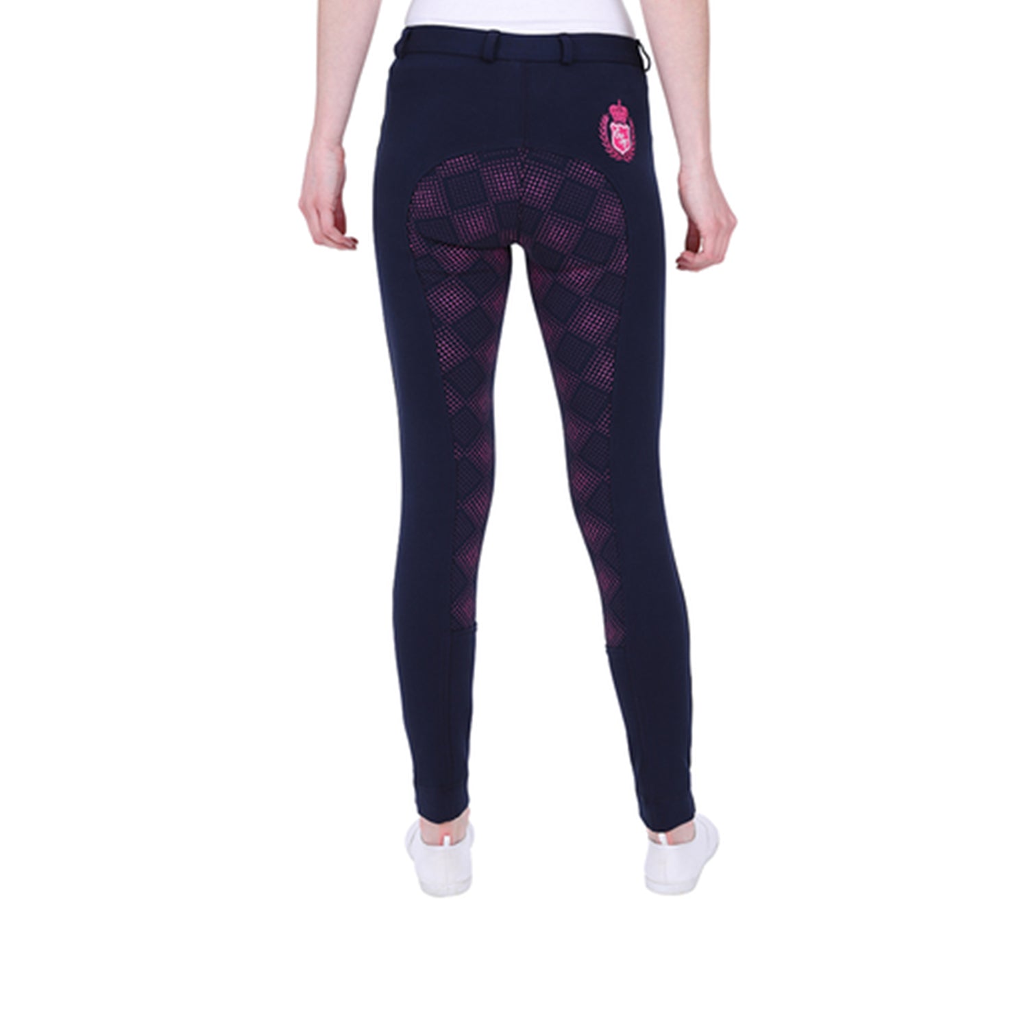 Jodhpurs à fond intégral en silicone bicolore GS Equestrian Carol pour femme