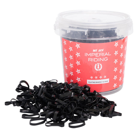 Imperial Riding Profi-Box Plaiting Bands 150g #colour_black
