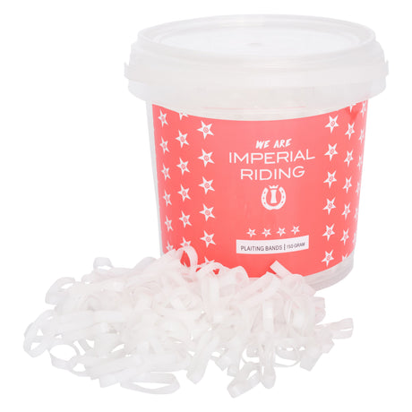 Imperial Riding Profi-Box Plaiting Bands 150g #colour_white