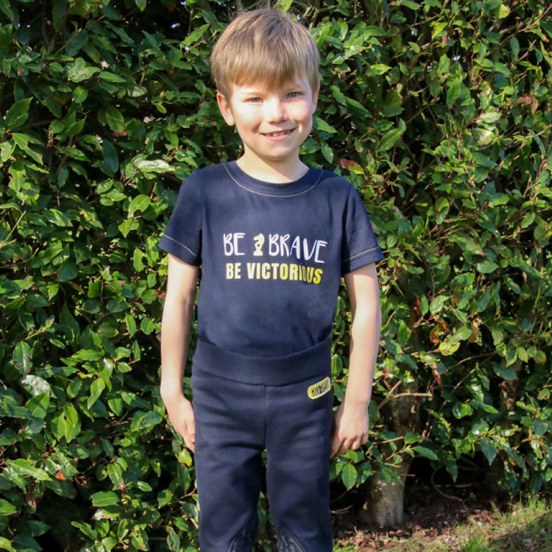 T-shirt Petit chevalier soyez courageux