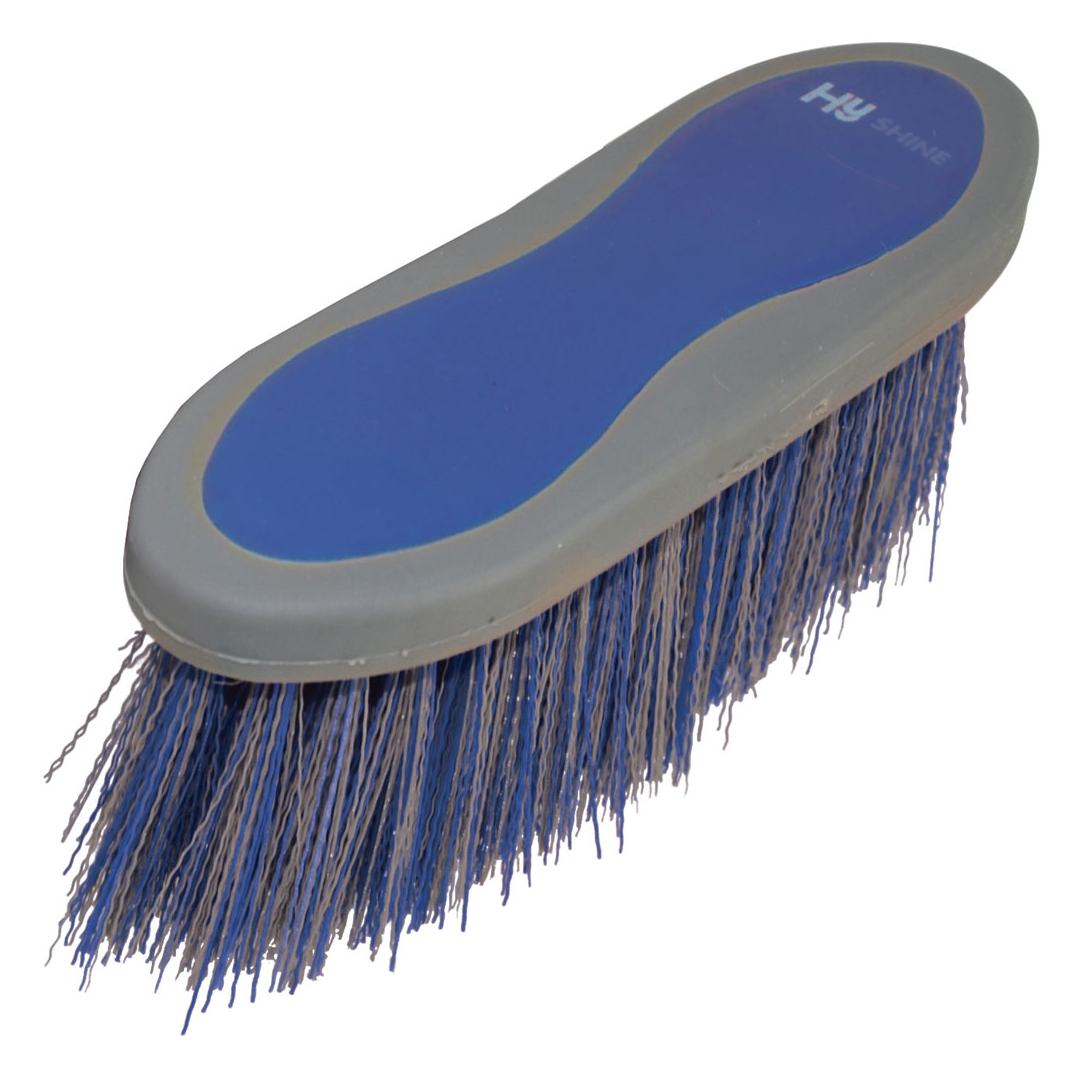Hy Sport Active Long Bristle Dandy Brush #colour_regal-blue