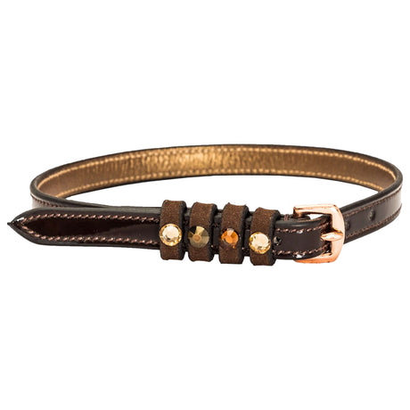 Imperial Riding Leather Pardouz Spur Straps #colour_brown-bronze