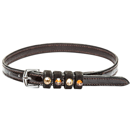 Imperial Riding Leather Pardouz Spur Straps #colour_brown-croco