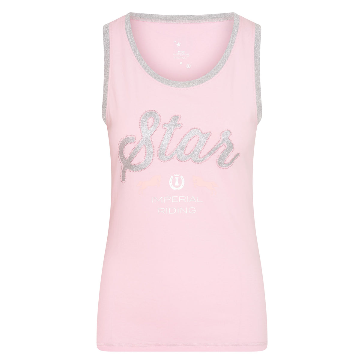 Imperial Riding Shimmer Top #colour_powder-pink