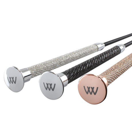 Woof Wear Glitz Dressage Whip #colour_rose-gold