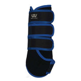 Woof Wear Training Wraps #colour_black-electric-blue