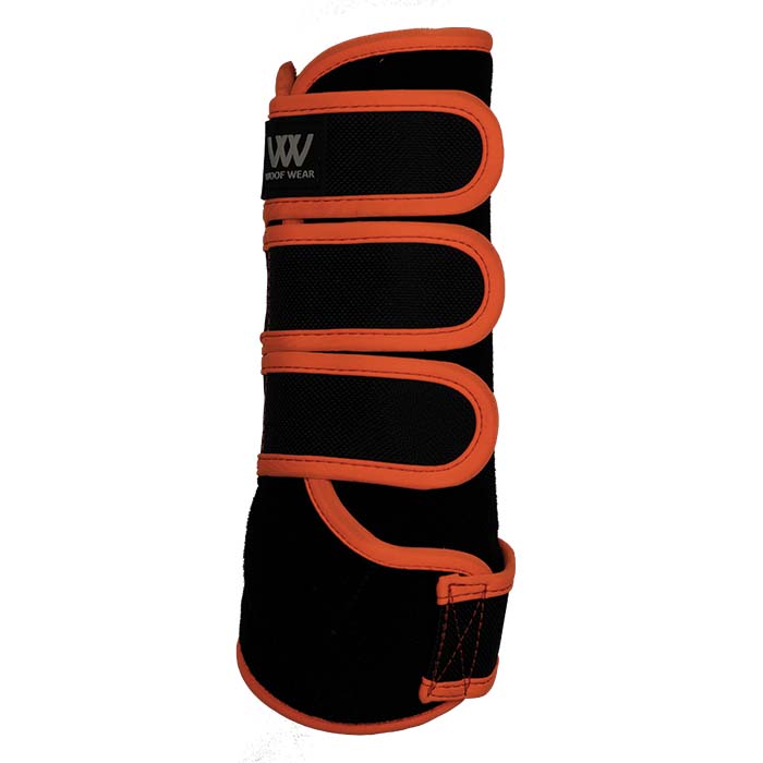 Woof Wear Training Wraps #colour_black-orange