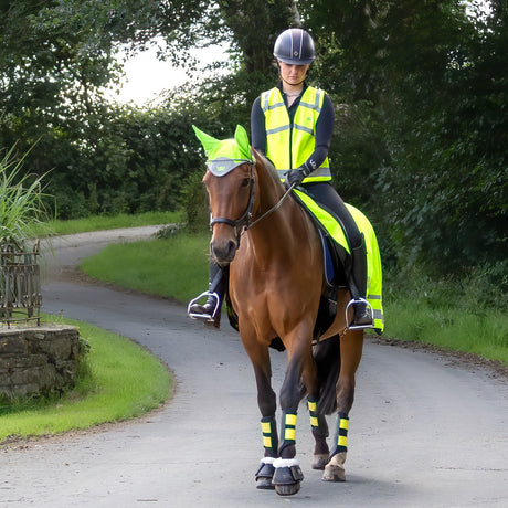 Woof Wear Hi Vis Riding Vest #colour_yellow