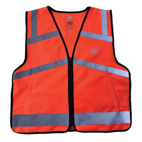 Woof Wear Children's Hi Vis Riding Vest #colour_orange