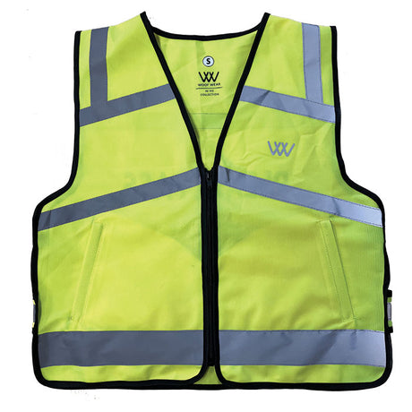 Woof Wear Children's Hi Vis Riding Vest #colour_yellow