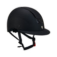Equestro Ultra-Light Helmet With Silk-Effect Shell #colour_black