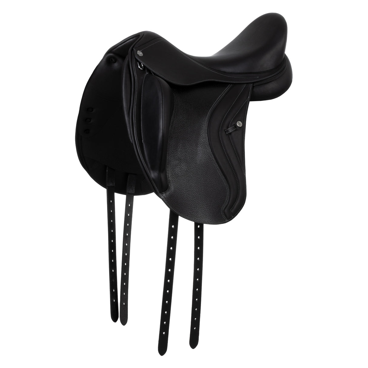 Acavallo Heidy Comfort Dressage Saddle Carbon-Kevlar Tree #colour_black
