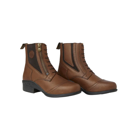 Mountain Horse Valkyria Side Zip Paddock #colour_brown