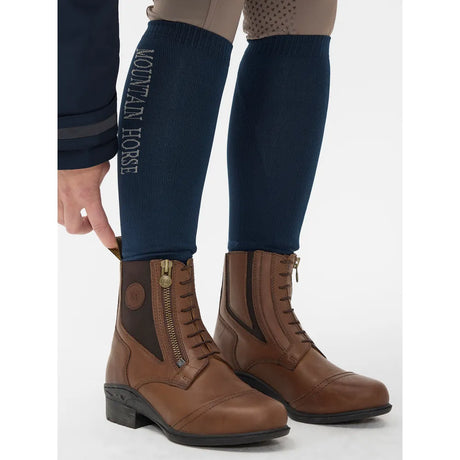 Mountain Horse Valkyria Side Zip Paddock #colour_brown
