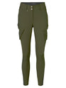 Mountain Horse Estelle Cargo Full Seat Breeches #colour_green