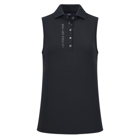 HV Polo Myrthe Sleeveless Polo Shirt #colour_black