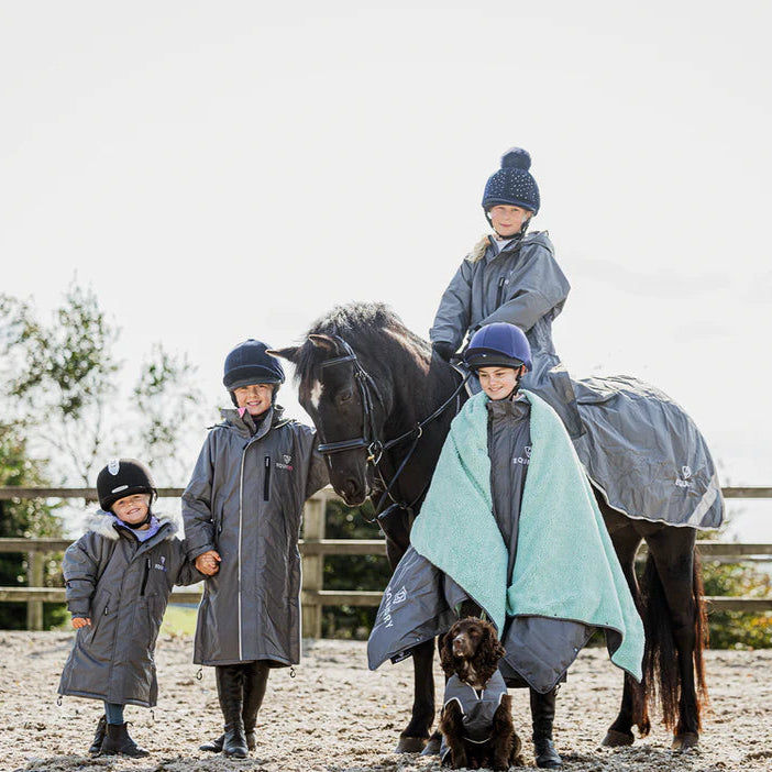 EQUIDRY Children's Mesh Lined Evolution #colour_grey-grey