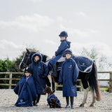 EQUIDRY Children's Mesh Lined Evolution #colour_navy-raspberry