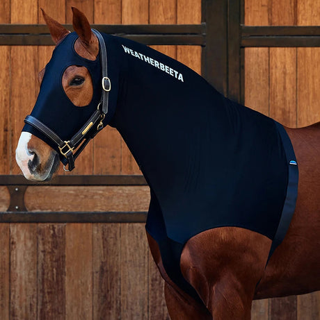 Weatherbeeta Stretch Hood With Zip #colour_black