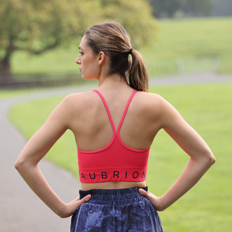 Shires Aubrion Ladies Invigorate Sports Bra #colour_coral