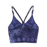 Shires Aubrion Ladies Invigorate Sports Bra #colour_navy-tie-dye