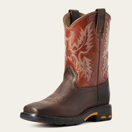 Ariat Kids' WorkHog Wide Square Toe Boot