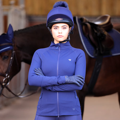 Shires Aubrion Ladies Non-Stop Jacket #colour_navy-blue