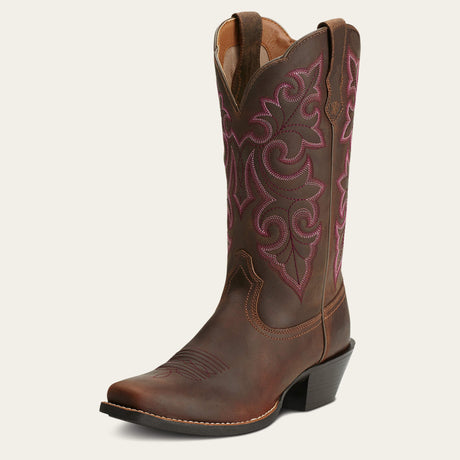 Ariat Women's Round Up Square Toe Western Boot