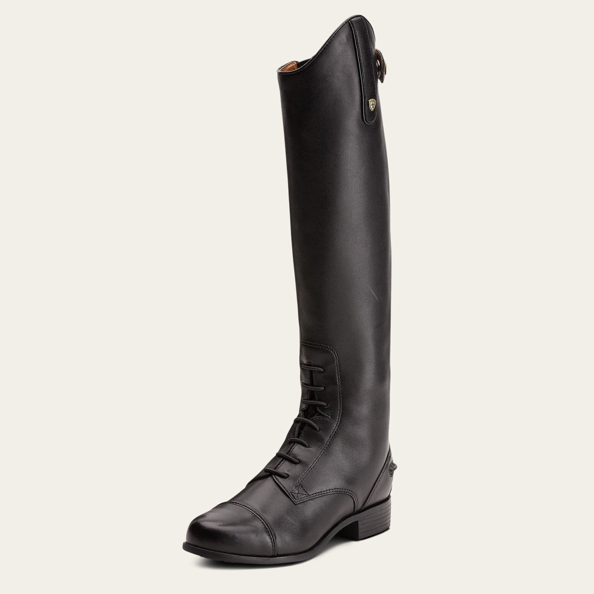 Ariat Kids' Heritage Contour Field Zip Tall Riding Boot - Black
