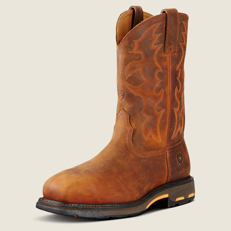 Ariat Men's WorkHog Wide Square Toe Australia Steel Toe Work Boot