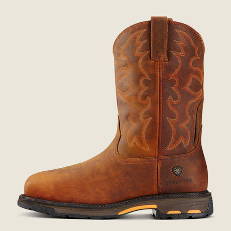 Ariat Men's WorkHog Wide Square Toe Australia Steel Toe Work Boot