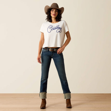 Ariat Women's Mid Rise Icon Straight Leg Jeans