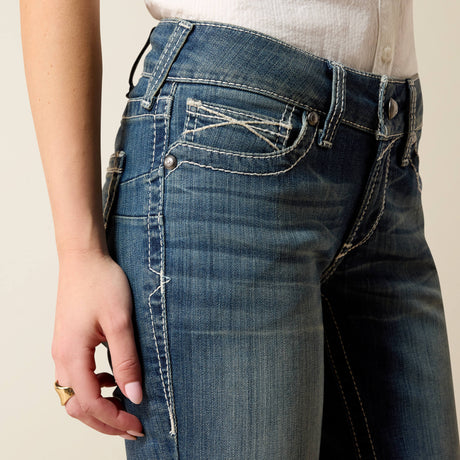 Ariat Women's Mid Rise Icon Straight Leg Jeans