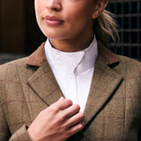 Dublin Albany Tweed Suede Collar Tailored Jacket #colour_brown