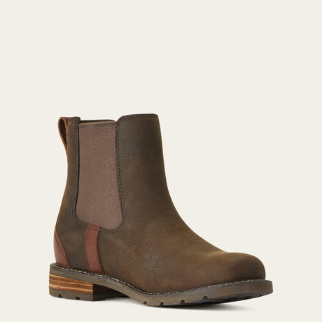 Ariat Women's Wexford Waterproof Chelsea Boot - Dark Brown - Java