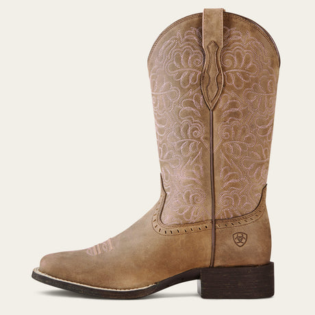 Ariat Women's Round Up Remuda Wide Square Toe Western Boot