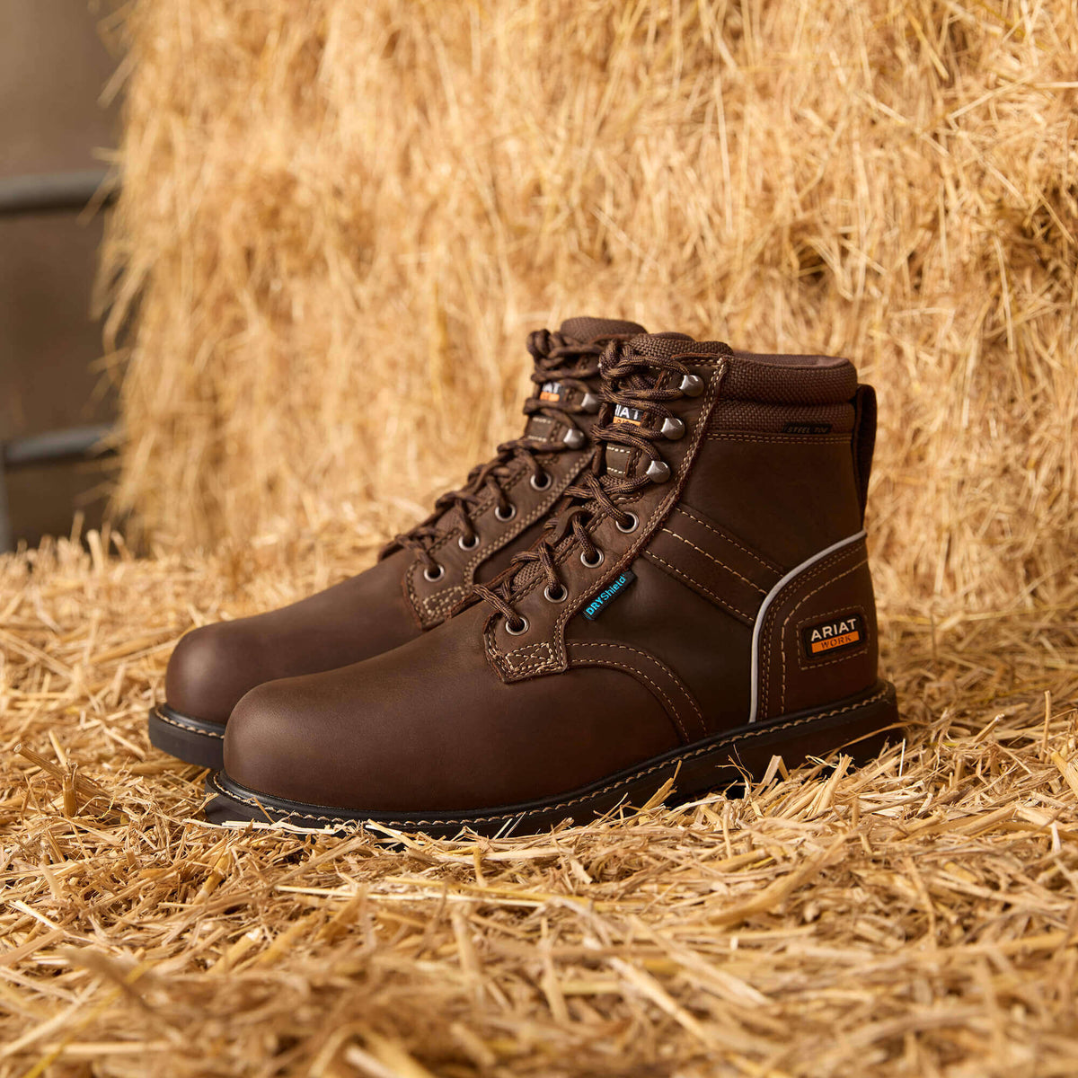Ariat Men's Groundbreaker 6" Waterproof Steel Toe Work Boot