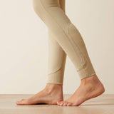 Ariat Women's Tri Factor Grip Full Seat Breech - White - Olympia Tan