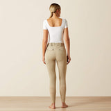 Ariat Women's Tri Factor Grip Full Seat Breech - White - Olympia Tan