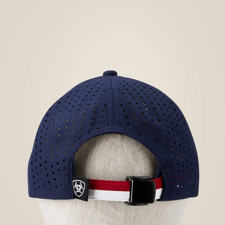 Ariat Tri Factor Cap - Chocolate Brown - Deep Navy